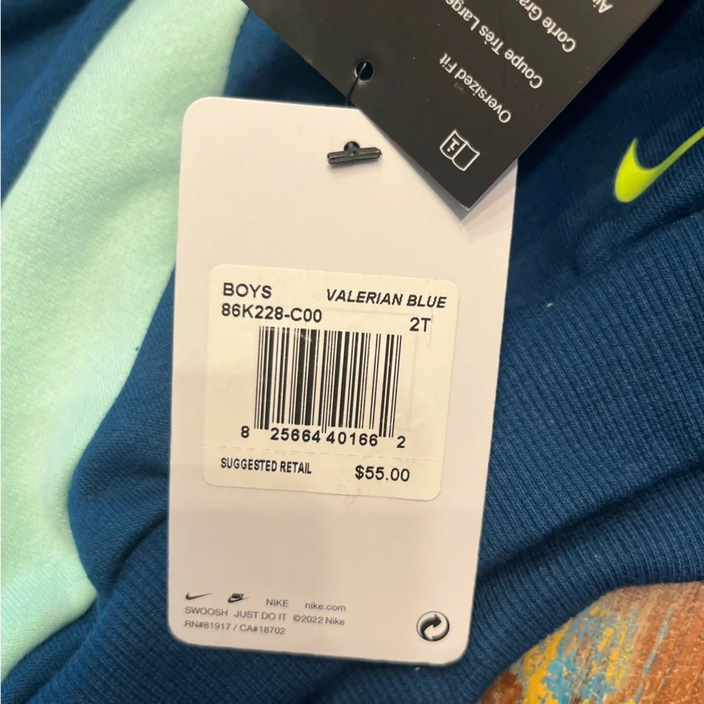 NWT Nike Toddler Boys Hoodie